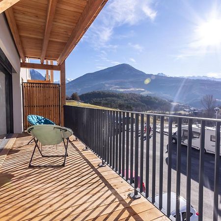 Apartamento Au Calme Des Sommets - Vue Montagne Embrun Exterior foto